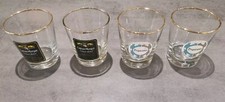 X4 Rum Glasses, Captain Morgan Black Label And Tropicana White Rum Glass