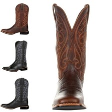 Cowboy Boots Faux Leather