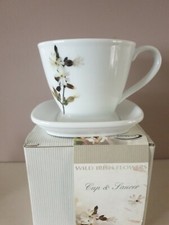 John Hinde Cup & Saucer. Wild irish flowers