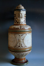 EXTRA LARGE ANTIQUE METTLACH