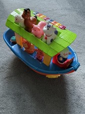 Kiddieland Activity Noah's Ark, Educational Toy with Sound, VGC, Complete