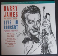 lp vinyl records Harry James and the Music Makers : Live in Concert