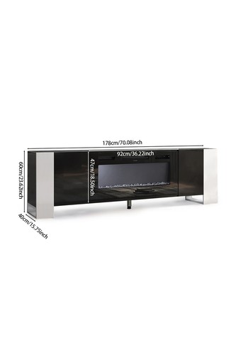 Electric fireplace with - 36",