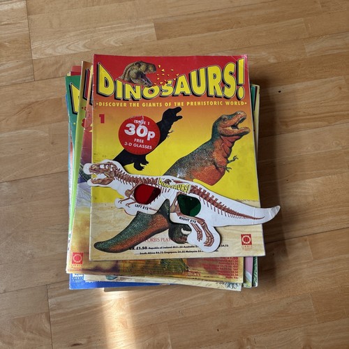 Dinosaurs magazines joblot 3d - magazines, joblot+3d