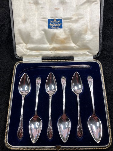 Cased set six sterling - six,