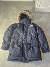 North Face McMurdo Men's Parka Size Small  Blue