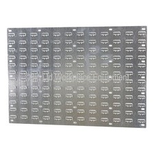 New galvanised steel wall - galvanised,