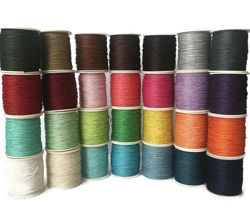 Waxed cotton 1mm - waxed,