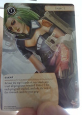 Netrunner LCG Inject Official FFG Alt Art  Card