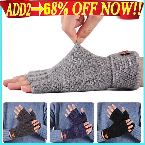 Thermal fingerless gloves mens - thermal,