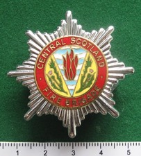 Central Scotland Fire Brigade cap badge