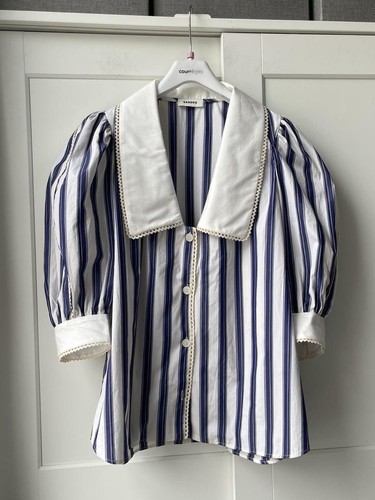 Sandro striped blouse with - sandro,