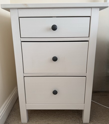Ikea bedside white wooden - ikea,