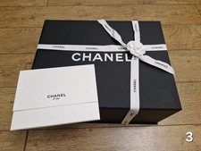 Chanel black Garment/Handbag Big Magnetic Gift Box Approx. 46x36x21cm 