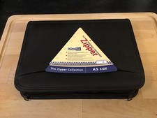 Vintage Microfile Black Zipped