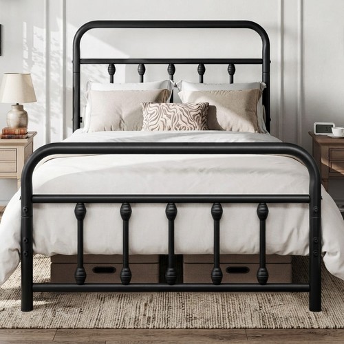 Sturdy metal platform bed - sturdy,