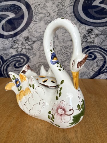 Vintage hand painted majolica - hand-painted,