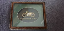Harley Davidson Sportster 1958 by P Ammon Picture Framed Made From Watch Parts.