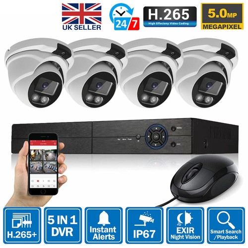 5mp cctv system kit - system, home