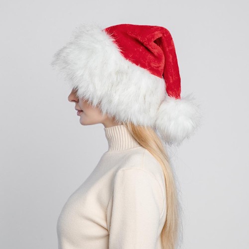 Christmas santa hat red thick - santa,