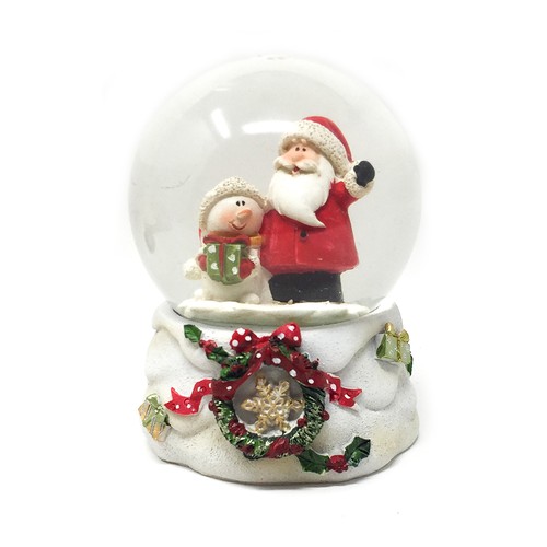 Santa and snowman snow - santa,