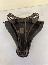 Vintage Dunlop Drilastic Saddle, Stem Fitting, BSA, Brough, AJS, Norton Etc