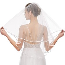 2 Tiers Bridal Veil With Comb