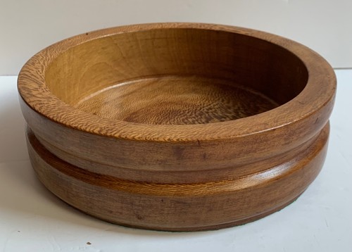 Vintage turned wooden bowl - vintage,