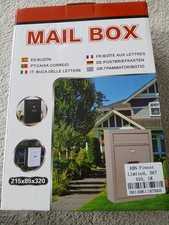 ABN Finest Black Met Mail Box