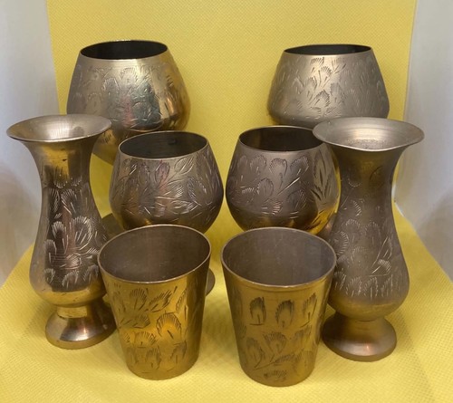 Lot engraved brass - lot,