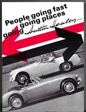 Austin-Healey Range 1965-66 UK Market Foldout Sales Brochure Sprite & 3000 MkIII