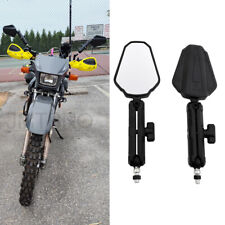 For Suzuki DR650 DR650S DRZ400 DRZ400S Foldable Motorcycle Rearview Wing Mirrors
