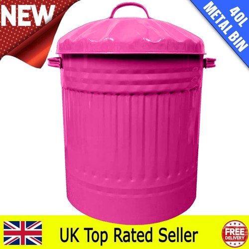 Pink bin retro - bin,