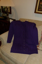 Aran Crafts Purple 100% merino