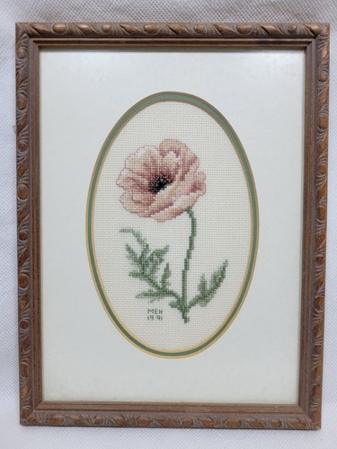 Poppy tapestry framed - poppy,