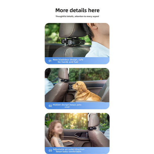 Car seat fan - car,