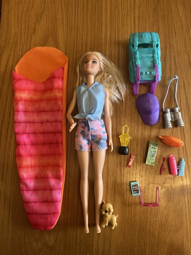Barbie doll camping - barbie, with
