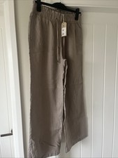 Fatface Taupe Wide Leg Soft