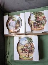 3 Wedgwood Plates Boxed Chris