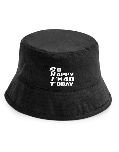 Bucket hat funny - hat, 40th