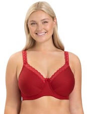 Miss Mary of Sweden Cotton Comfort Bra Non Padded Underwired Womens Bras 2445