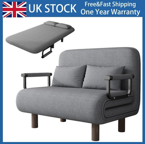 Grey foldable sofa - grey,