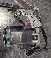 Fujifilm FinePix S602Z Zoom Camera Black Tested and Working