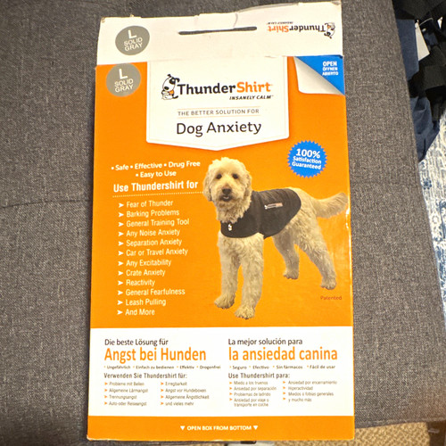 Thundershirt drug free dog - drug,
