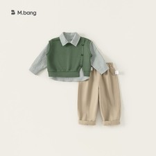 Kids Spring Boys Girls Suit With Polyester Fabric For Casual Wear Ages 3 To 8