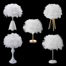 White Fluffy Feather Shade