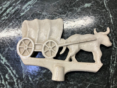Vintage gas light - ox, cart