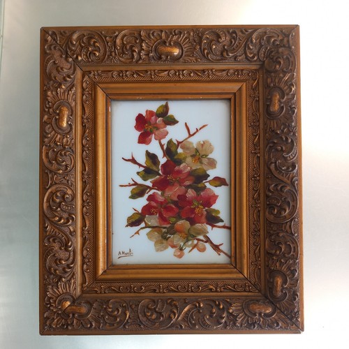 Antique floral botanical oil - floral,