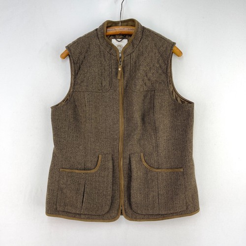 Joules tweed gilet womens - joules, uk