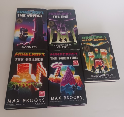 Minecraft novels hard cover - minecraft,